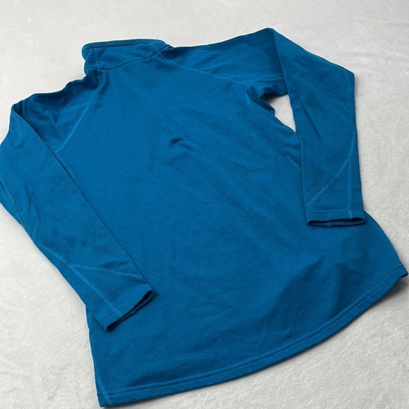 Patagonia Capilene Womens L Performance Baselayer 1/4 Zip Blue Pullover Sweater - Picture 11 of 13
